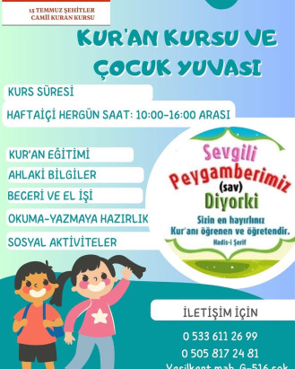 Kuran Kursu ve Çocuk Yuvası